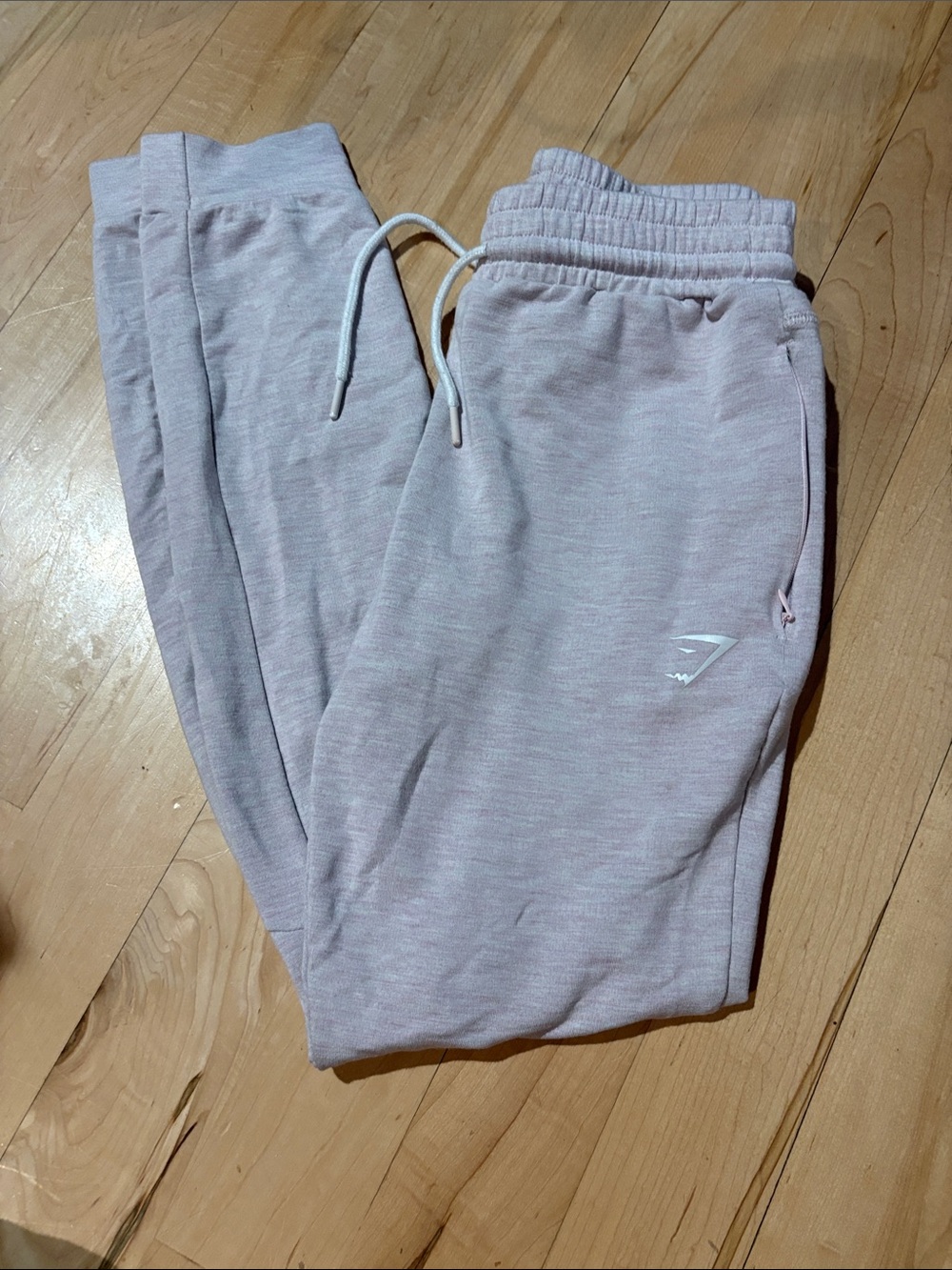 Gymshark Light Pink Heathered Sweatpants sm